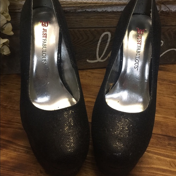 Super Sexy Sequined Heels - Picture 3 of 5